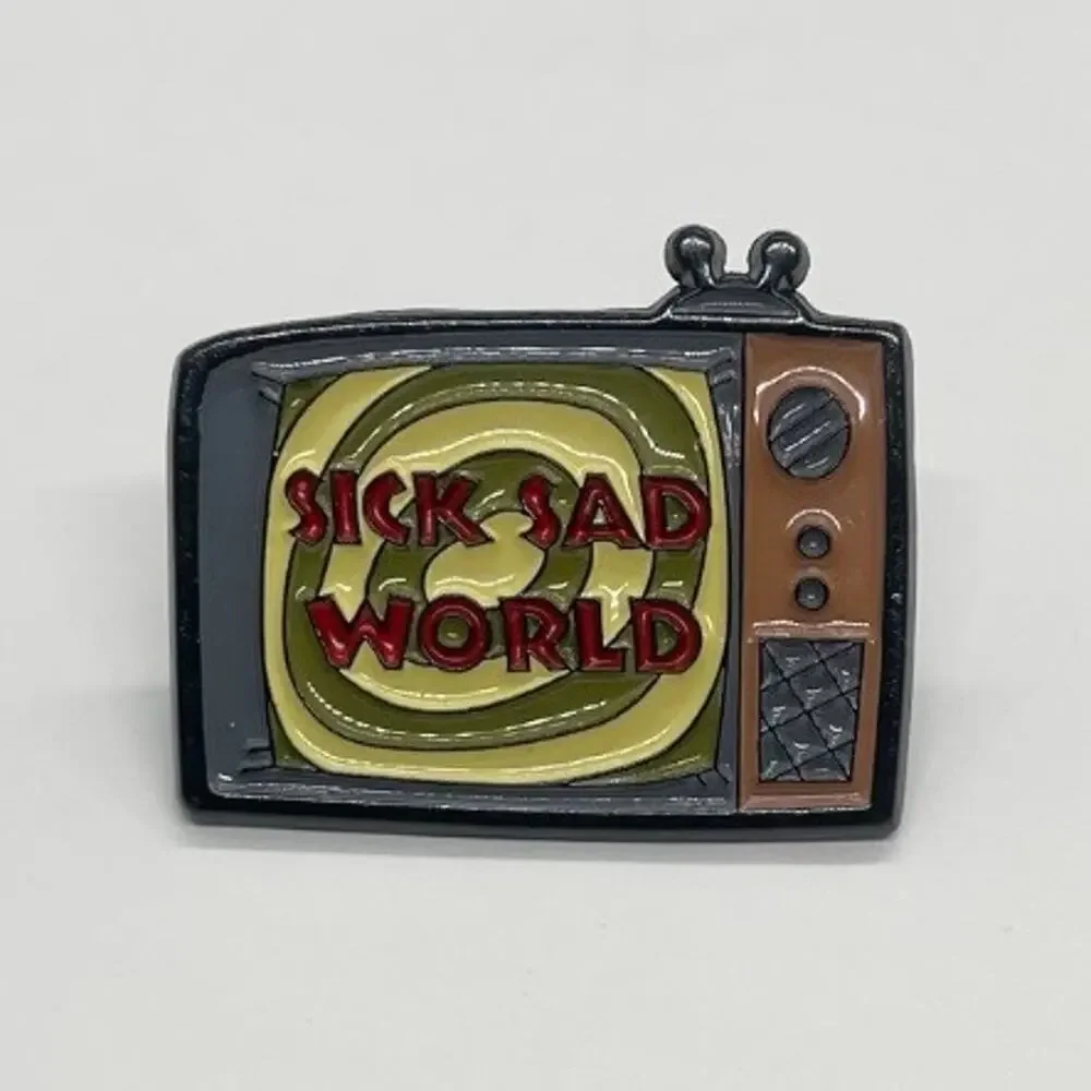 MTV Classic Daria, Jane & Sick Sad World Metal TV Enamel Pin